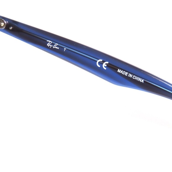 Ray Ban 5356 8053 54 Striped Blue Eyeglasses Rayban - Picture 5 of 5